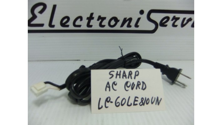 Sharp LC-52LE832U power ac cord.